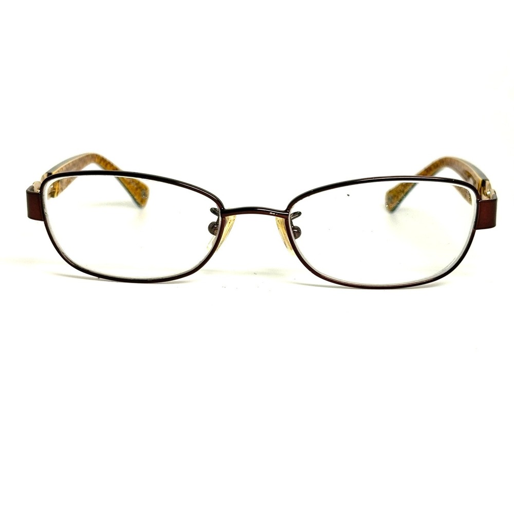 Coach HC 5054 Faina Eyeglasses Satin Brown Dark Tortoise Gold Sig‎ C 51-17-135